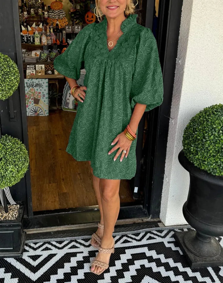Izabella™ Lace Jacquard Dress
