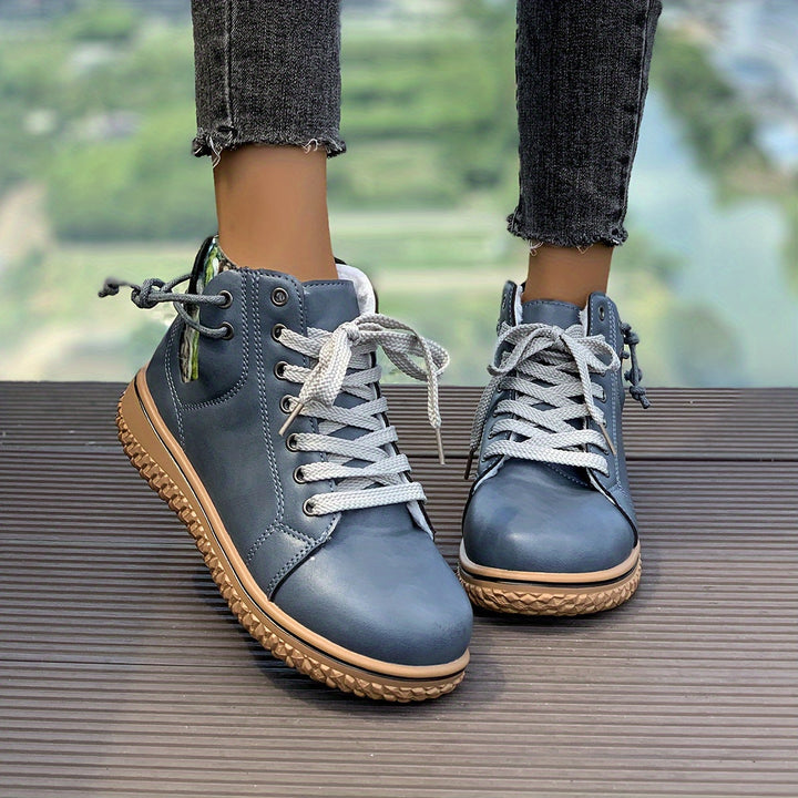 Orthopedic Leather Ankle Boots