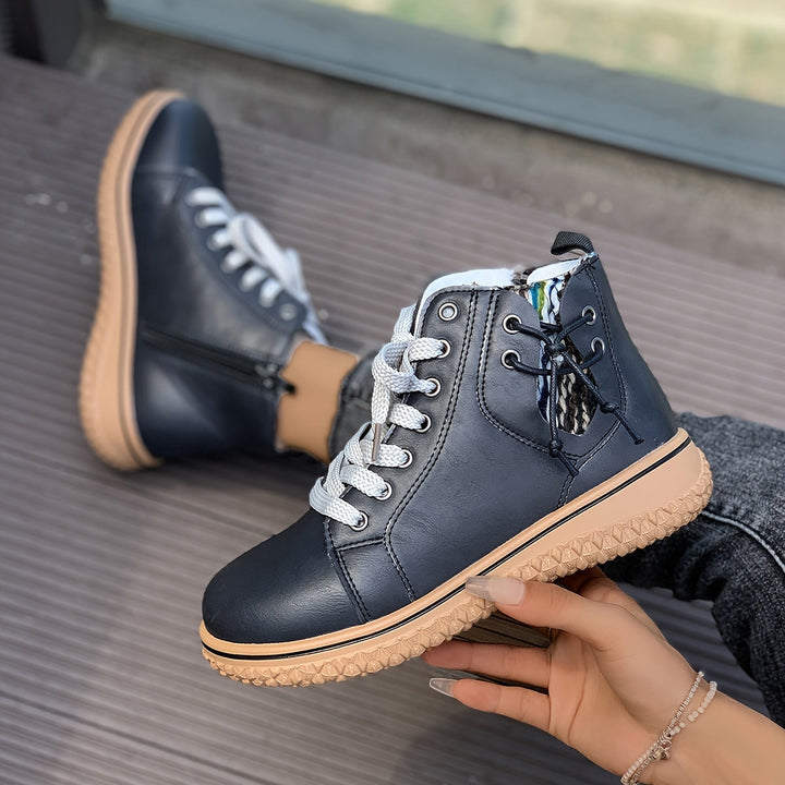 Orthopedic Leather Ankle Boots