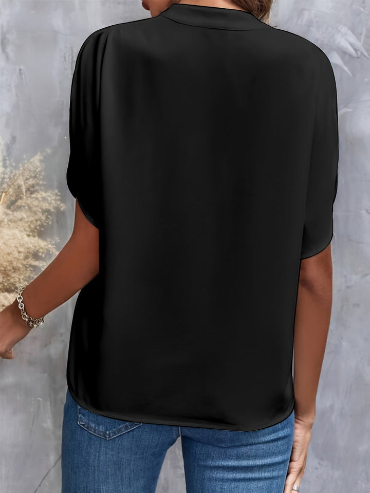 Milan - Classic V-Neck Blouse