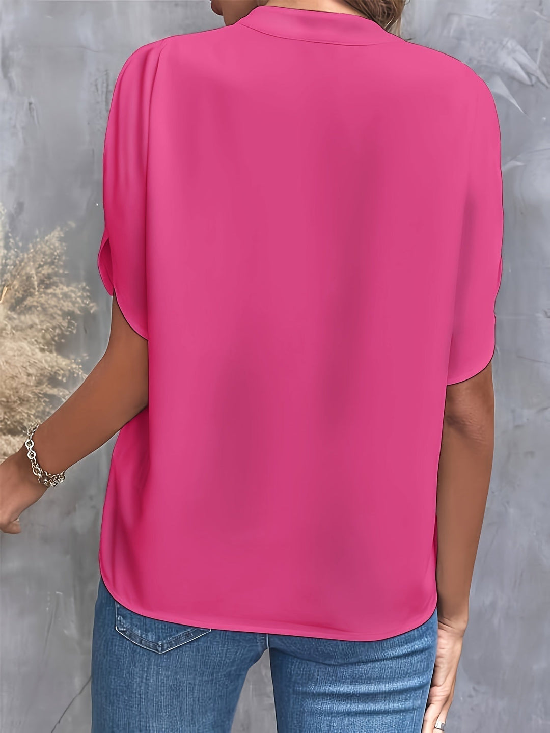 Milan - Classic V-Neck Blouse