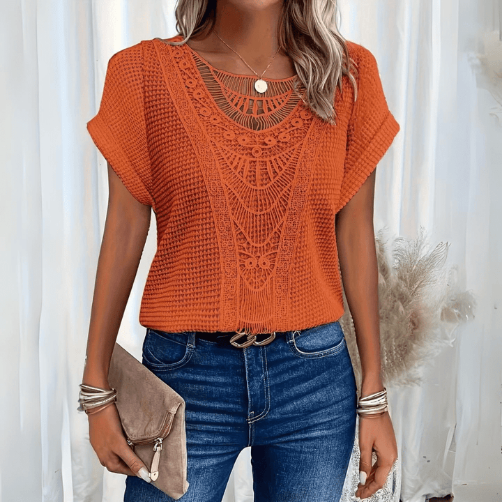 Karin™ | Elegant Ibiza-style blouse