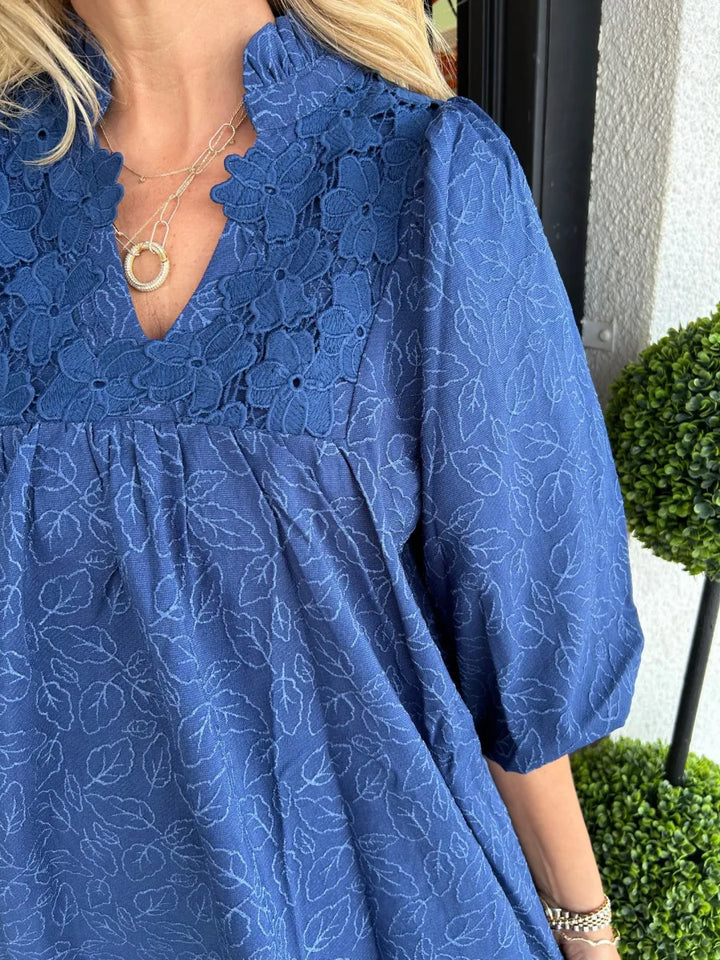 Izabella™ Lace Jacquard Dress