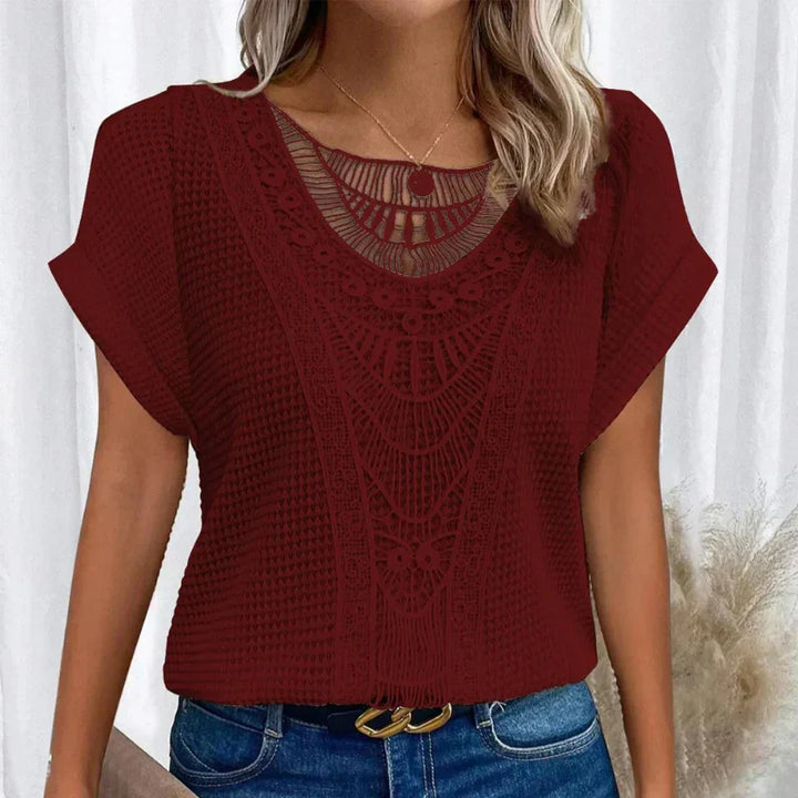 Karin™ | Elegant Ibiza-style blouse