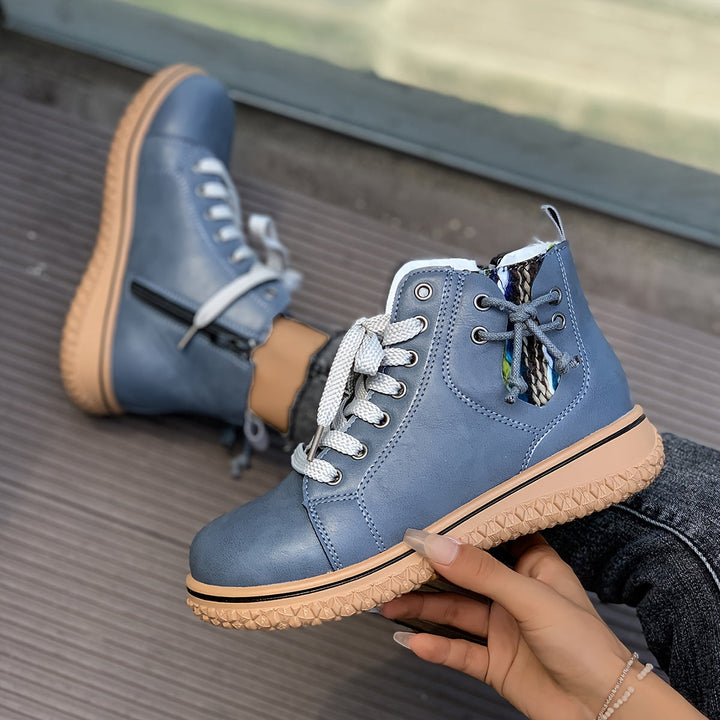 Orthopedic Leather Ankle Boots