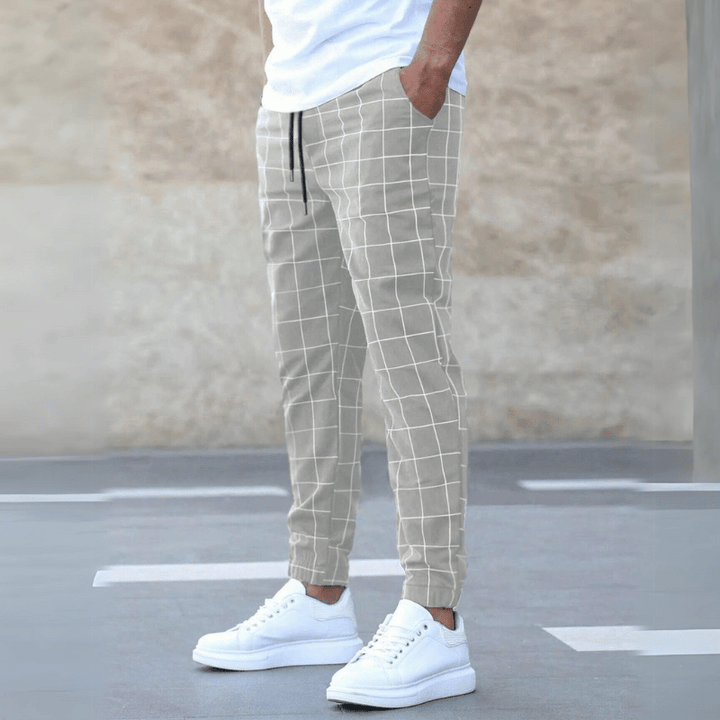 Davido - Checkered Pants